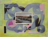 La riviere de Parfum, foto collage, 40 x 30 cm