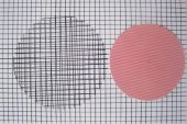 circle-grid, drawing 10 x 15 cm